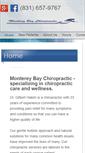 Mobile Screenshot of montereybaychiro.com